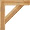 Ekena Millwork Traditional Block Rough Sawn Bracket, Western Red Cedar, 6"W x 34"D x 34"H BKT06X34X34TRA05RWR - alternate 2